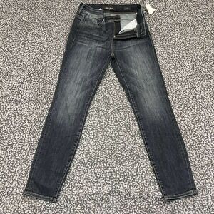 Mavi Gold Tess Jeans Women 27x27 High Rise Super Skinny‎ Crop Pants Denim New